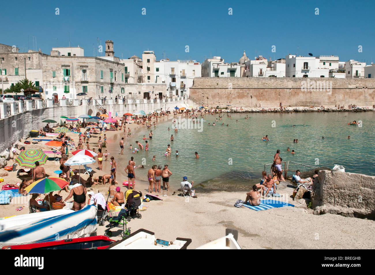 Old Town, Monopoli, Bari Province, Puglia Stock Photo - Alamy