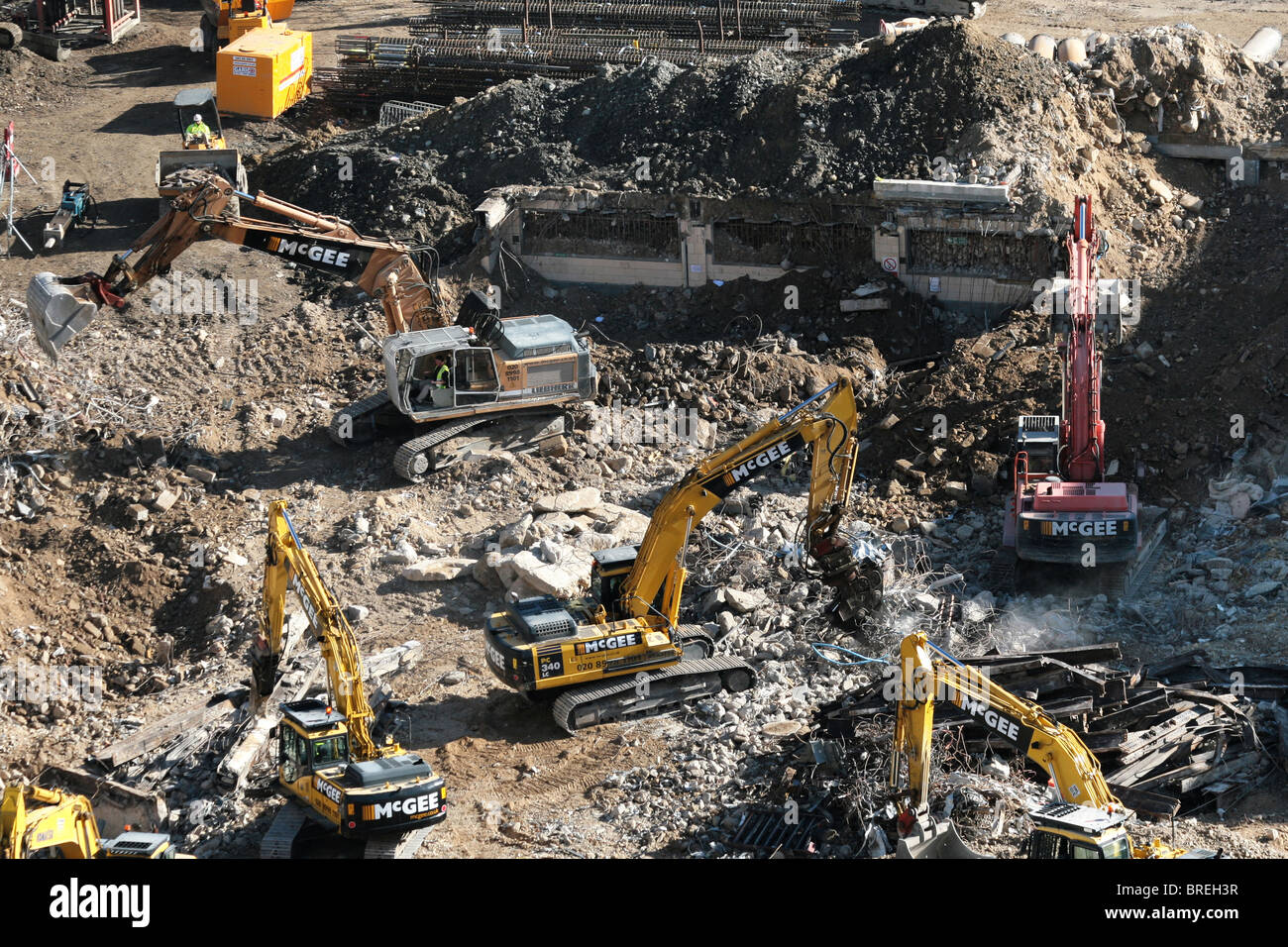 demolition Stock Photo