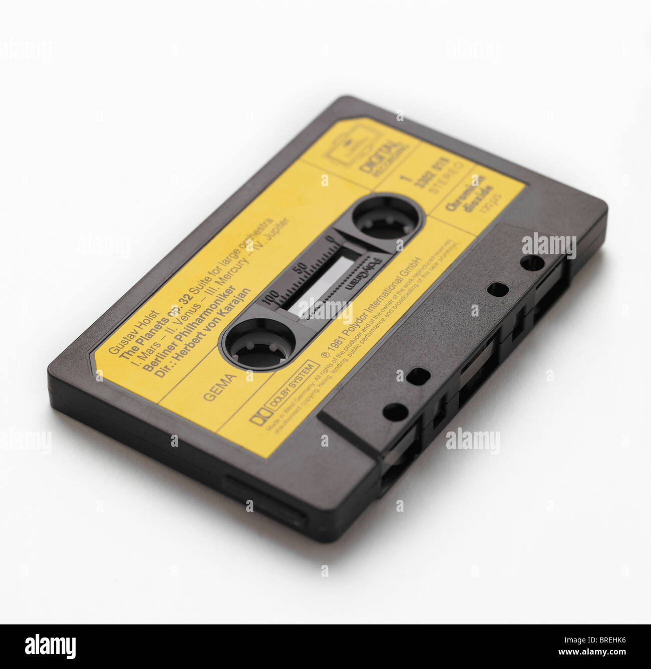 Audio Tape Cassette, circa 1980 Stock Photo Alamy