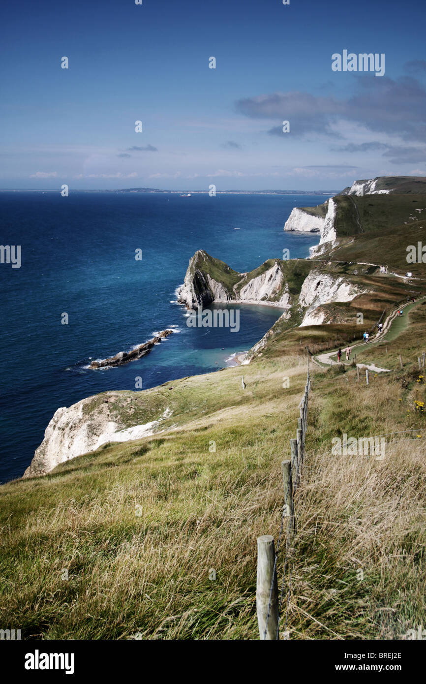 Dorset coastline,England,UK Stock Photo