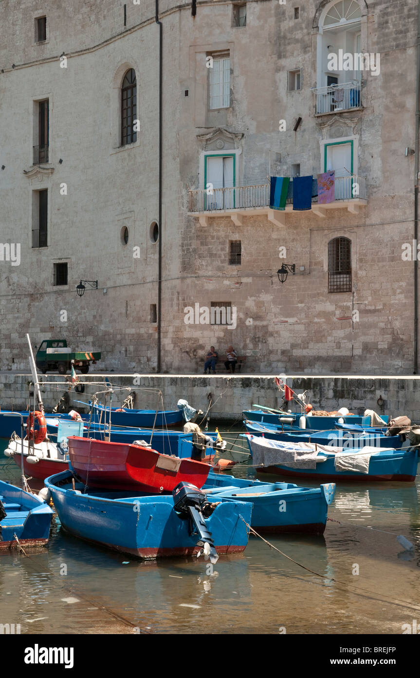 Bari Province Monopoli Old Town Pouilles puglia Stock Photo - Alamy