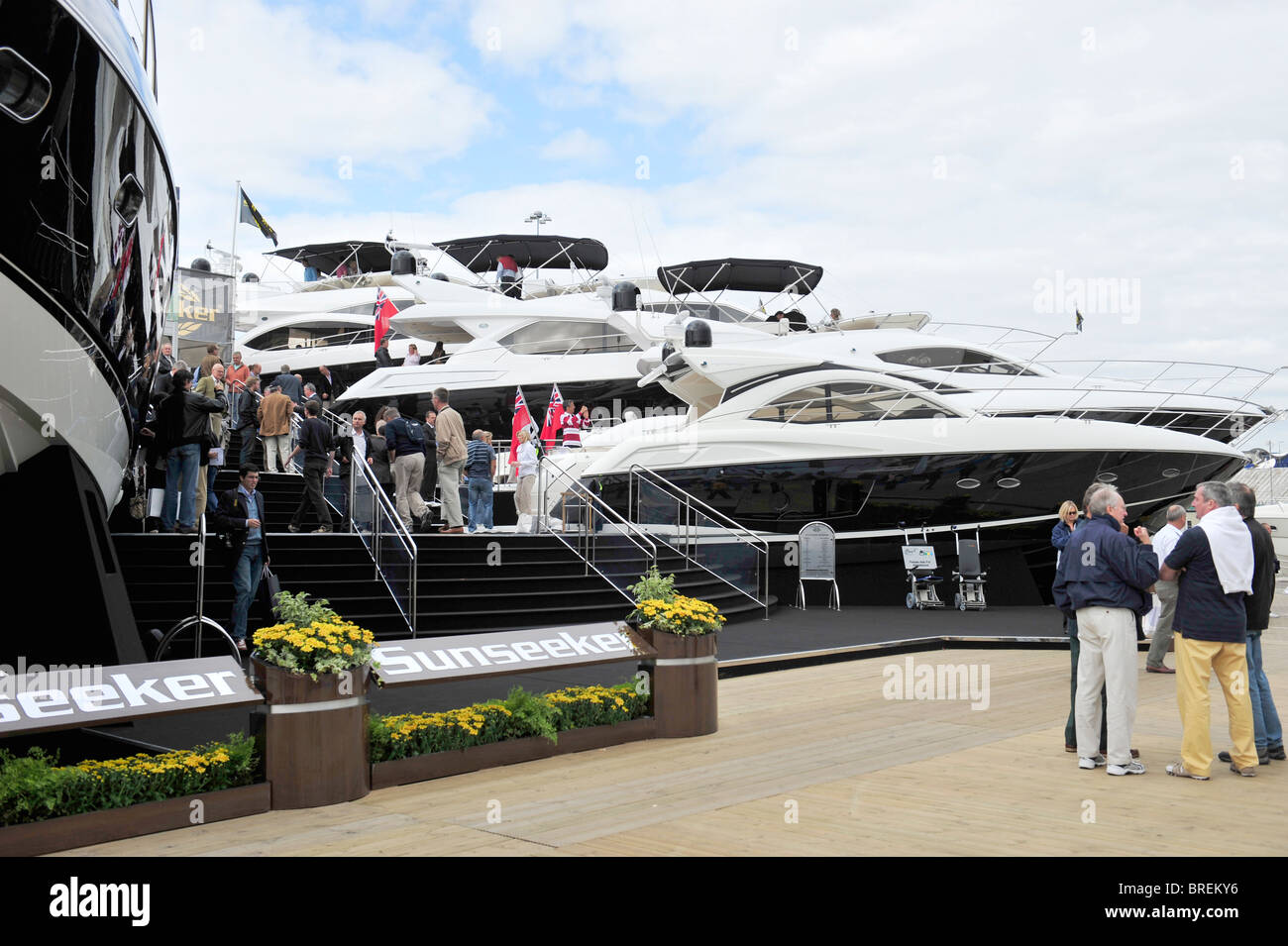 southampton boat show Stock Photo