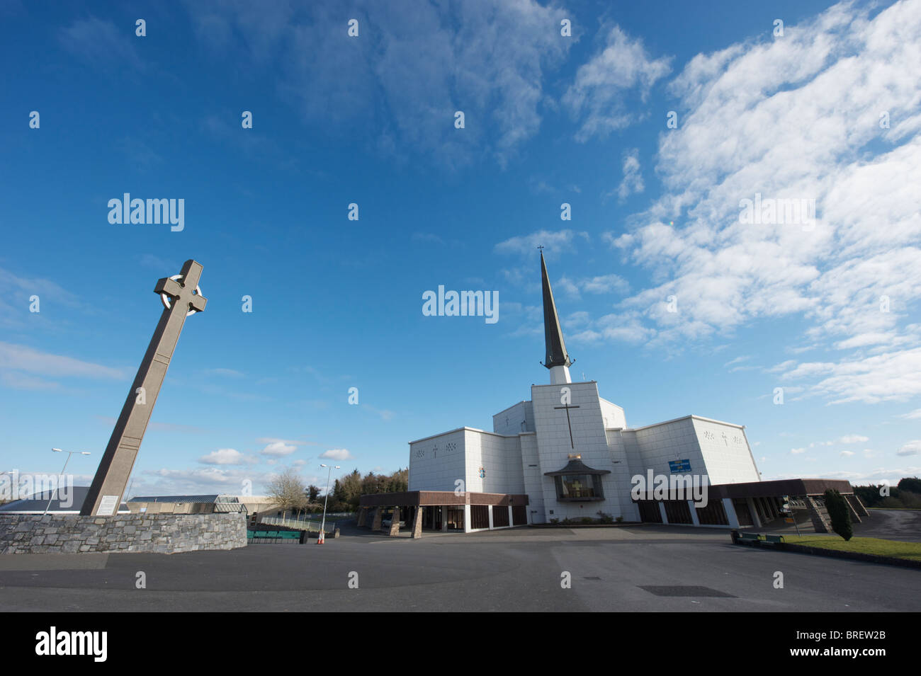 The Basilica at Knock, Co. Mayo, Ireland Stock Photo Alamy