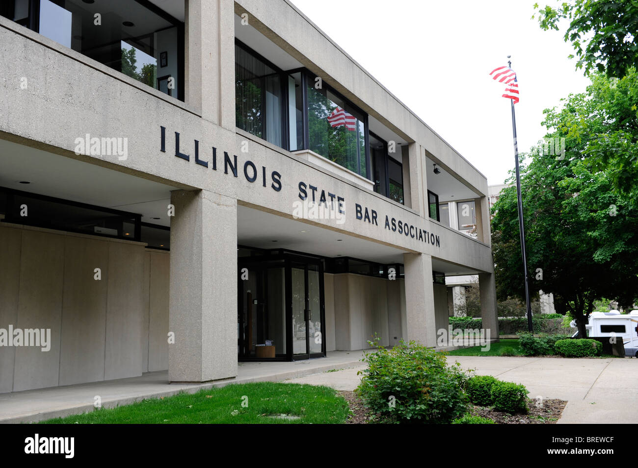 Illinois State Bar Association Building Springfield Illinois Stock ...