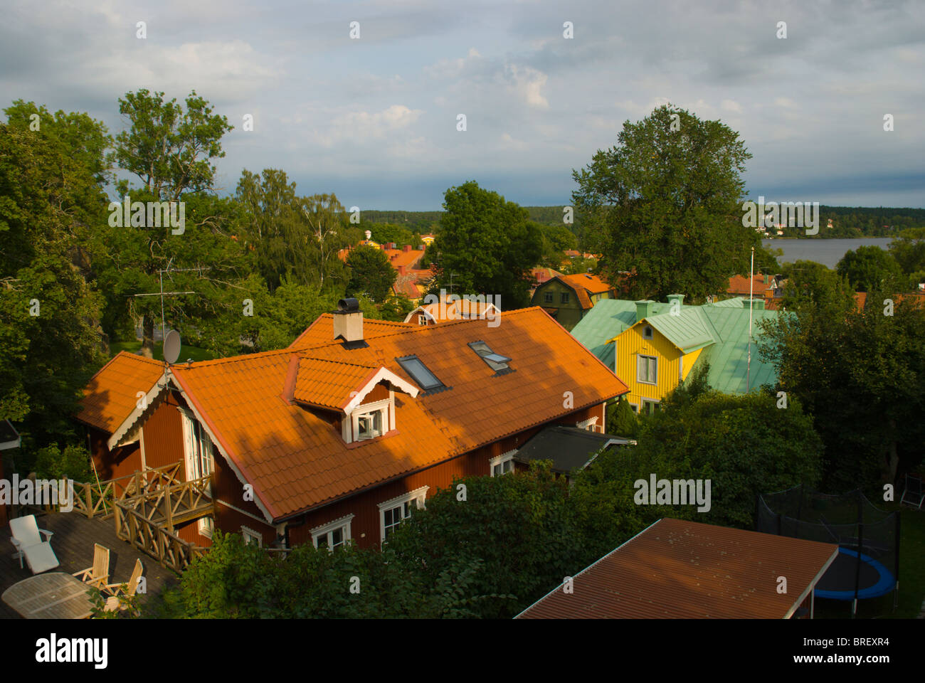 Sigtuna the oldest town in Sweden in Greater Stockholm area Stock Photo