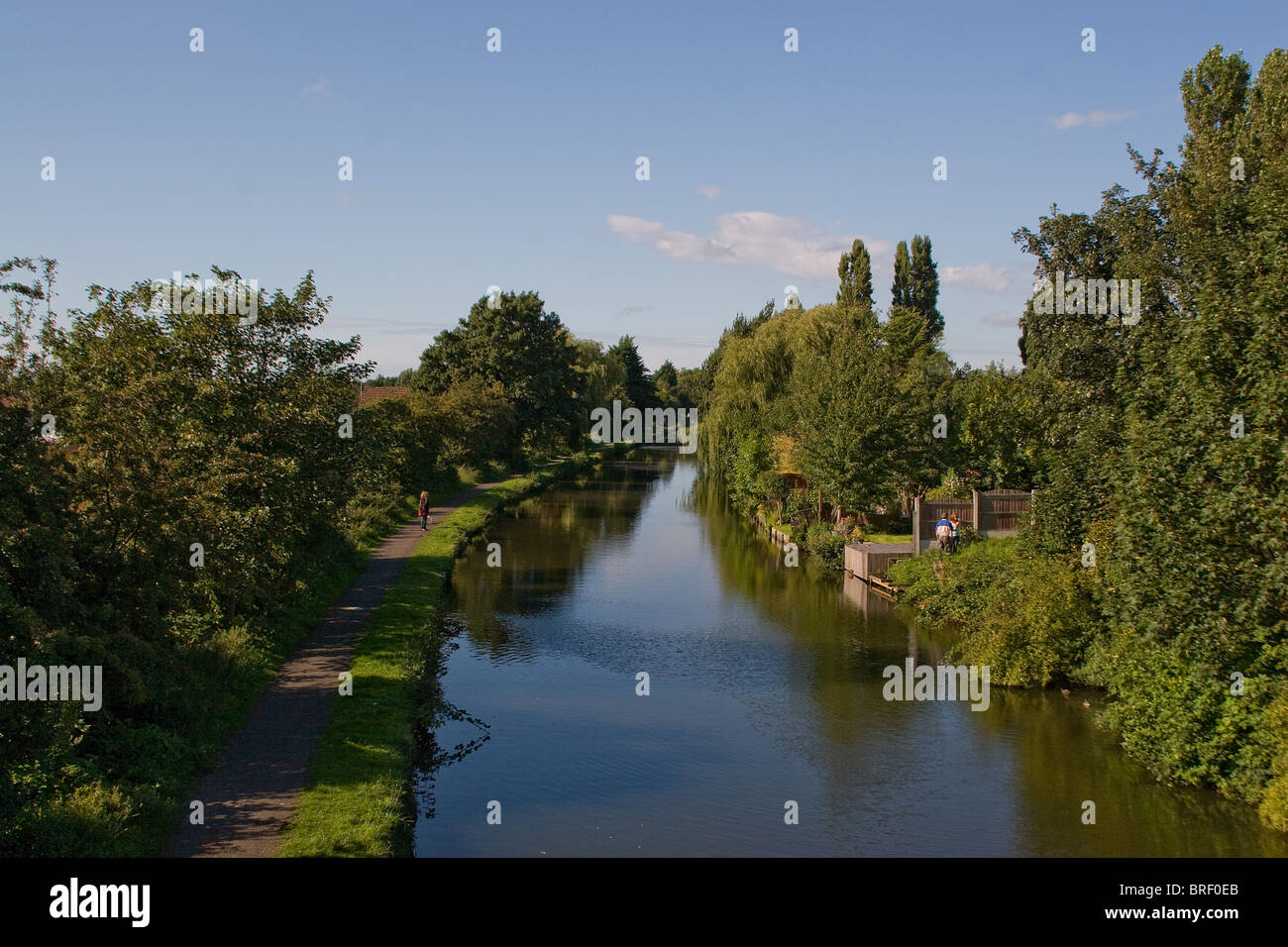 Leeds Liverpool canal; Maghull Stock Photo Alamy