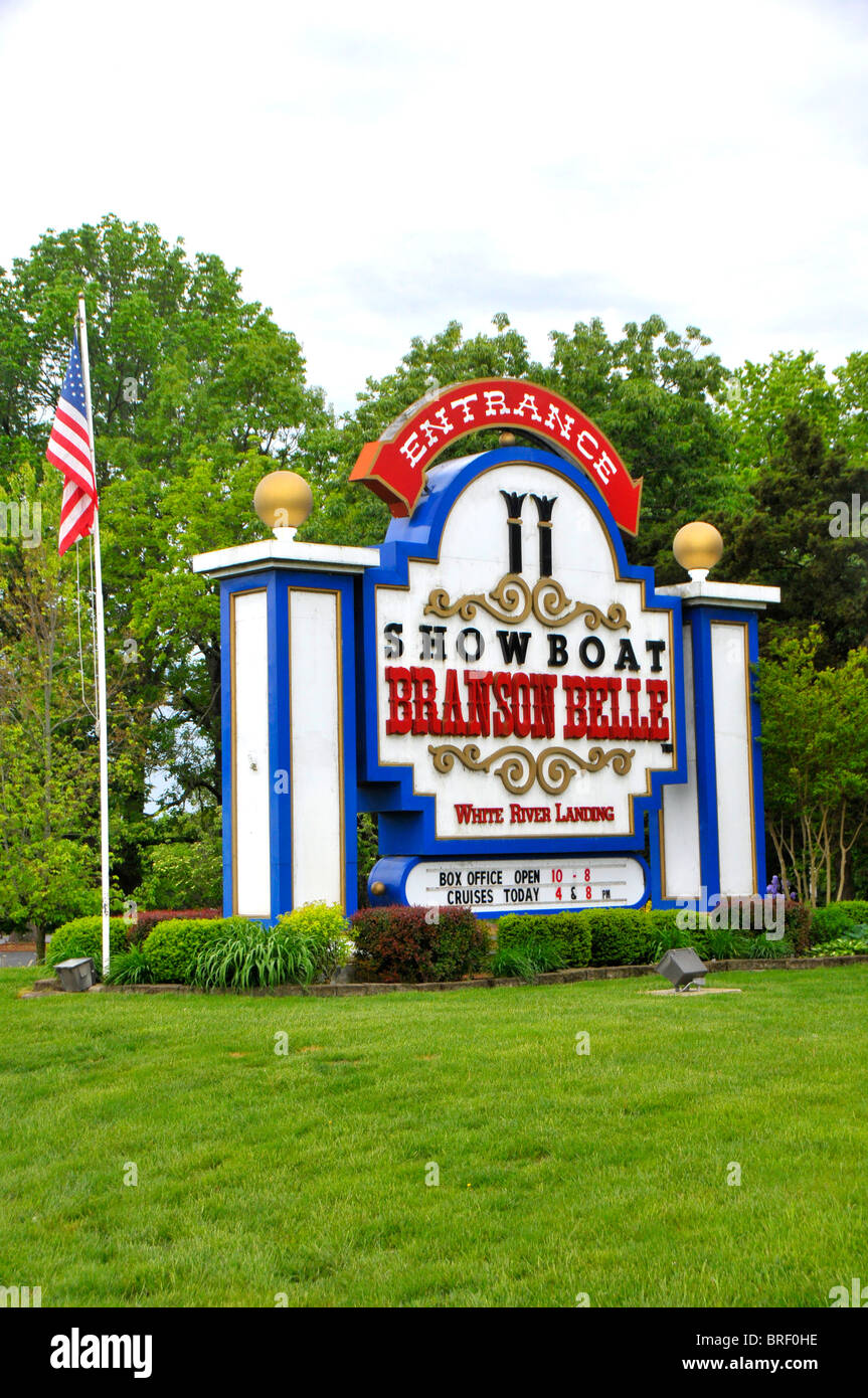 Showboat Branson Belle White River Landing Missouri Stock Photo Alamy