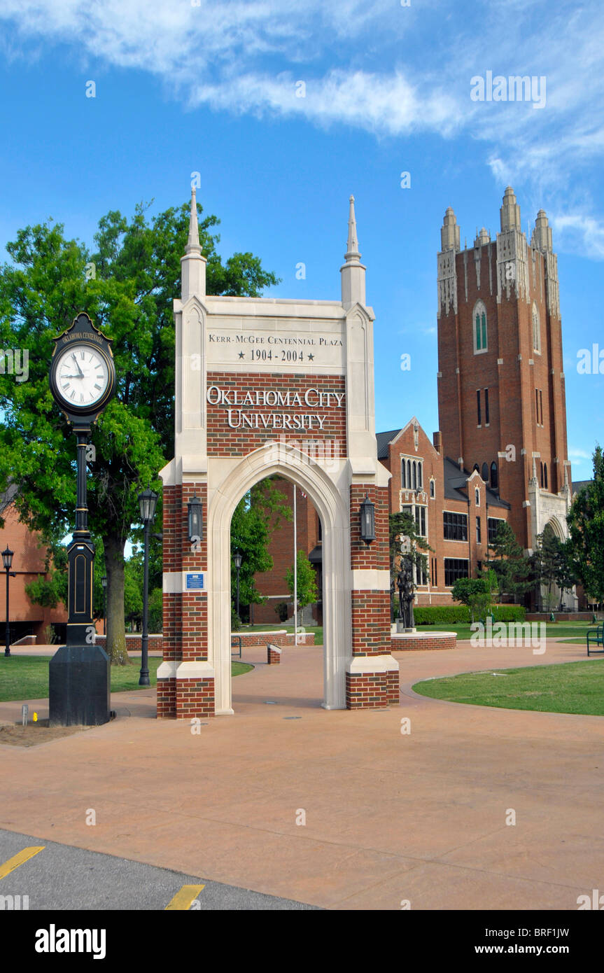 Oklahoma City University Campus Stock Photo Alamy
