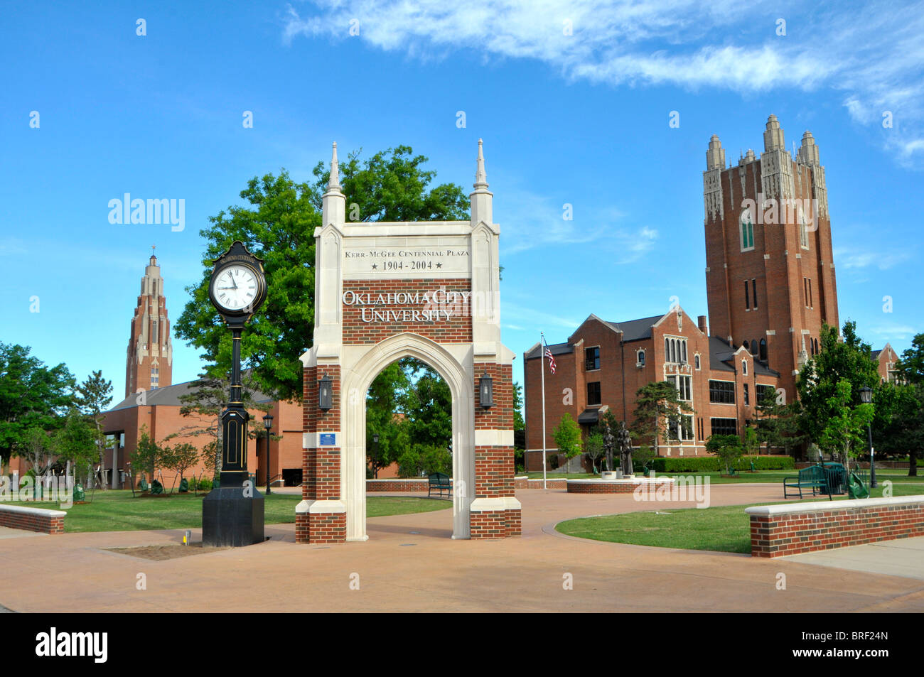 Oklahoma City University Campus Stock Photo Alamy