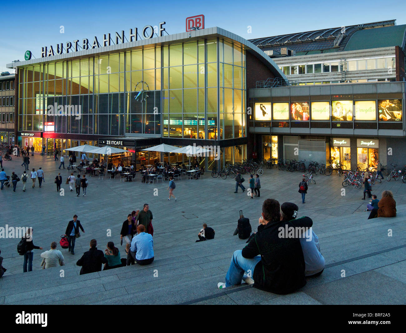 Cologne central railway station Hauptbahnhof NRW, Germany Stock Photo
