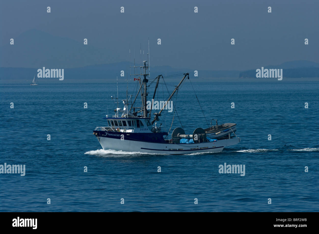 Seiner on the Pacific Ocean Stock Photo