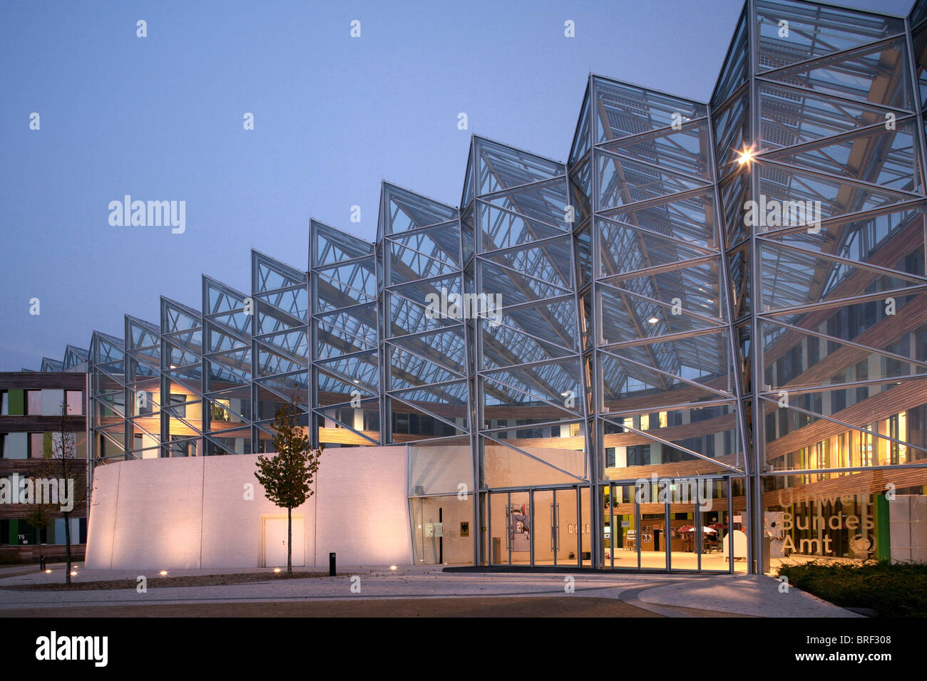 Federal Environment Agency, Dessau, Saxony-Anhalt, Germany, Europe Stock Photo