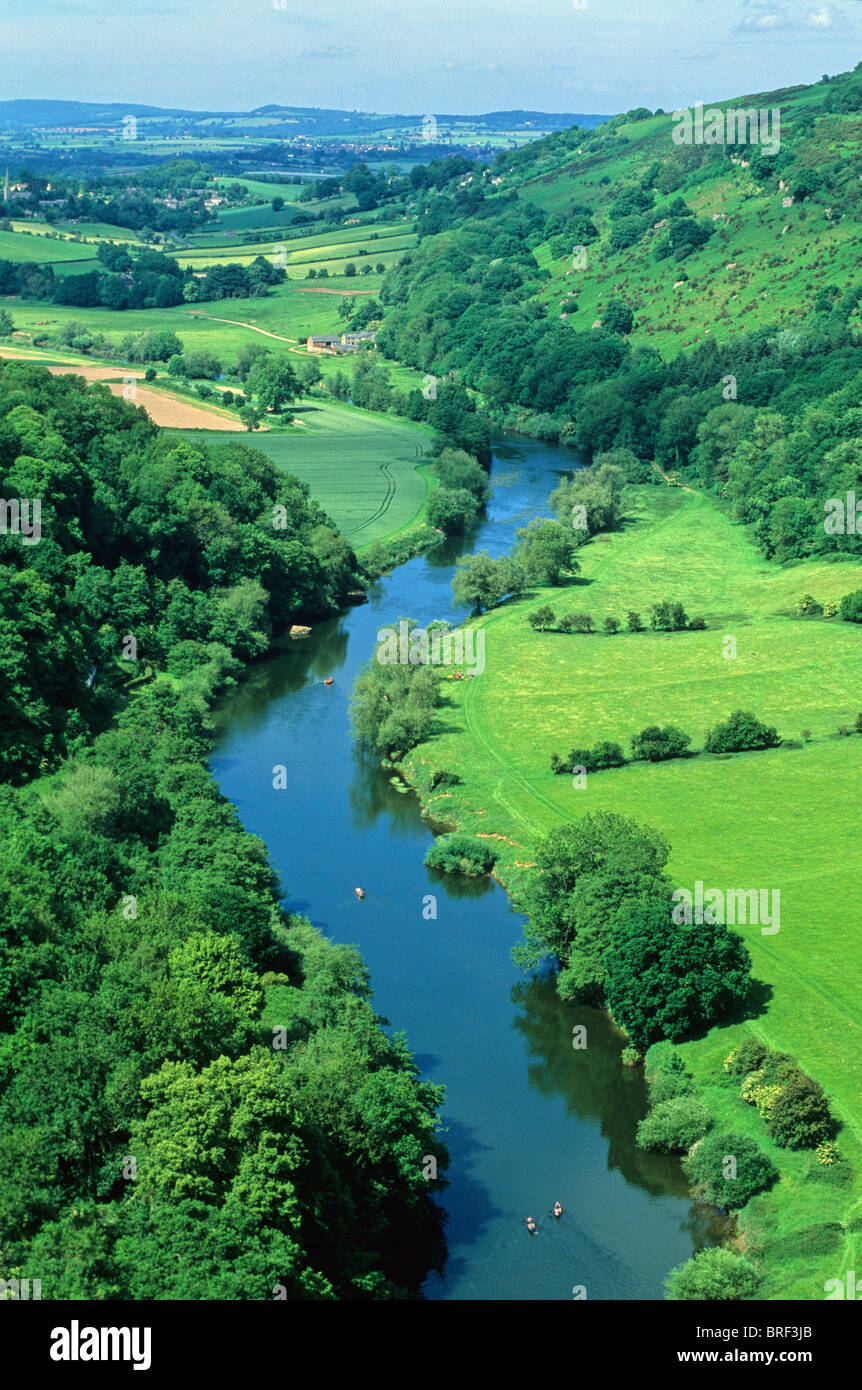 The View from Symonds Yat Rock Stock Photo Alamy