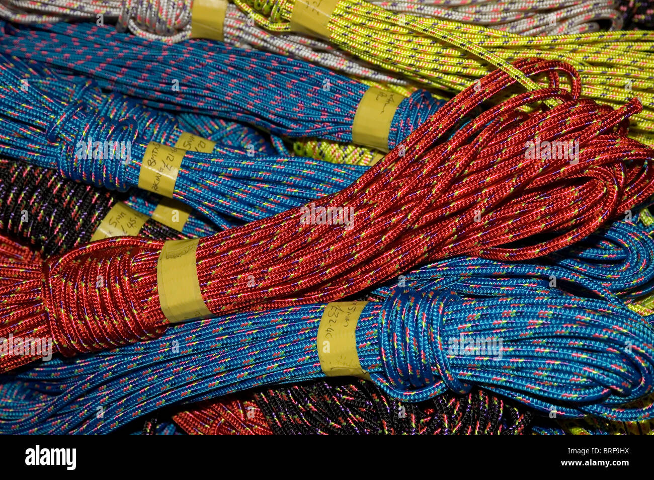 Multicoloured rope Stock Photo