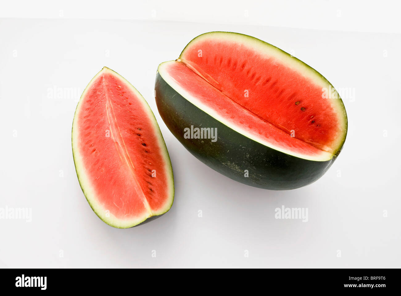Charleston gray watermelon, close-up Stock Photo