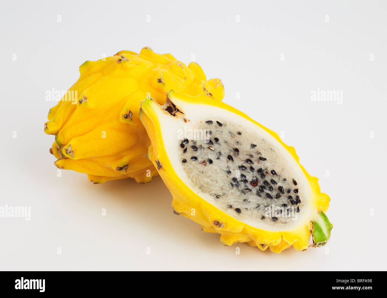 Dragonfruit Pitaya on white background Stock Photo