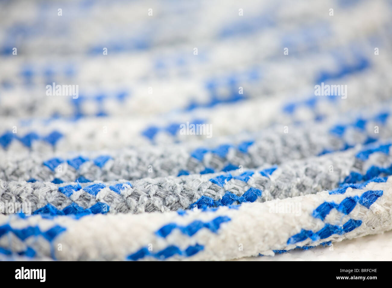 Blue And White Rope Stock Photo