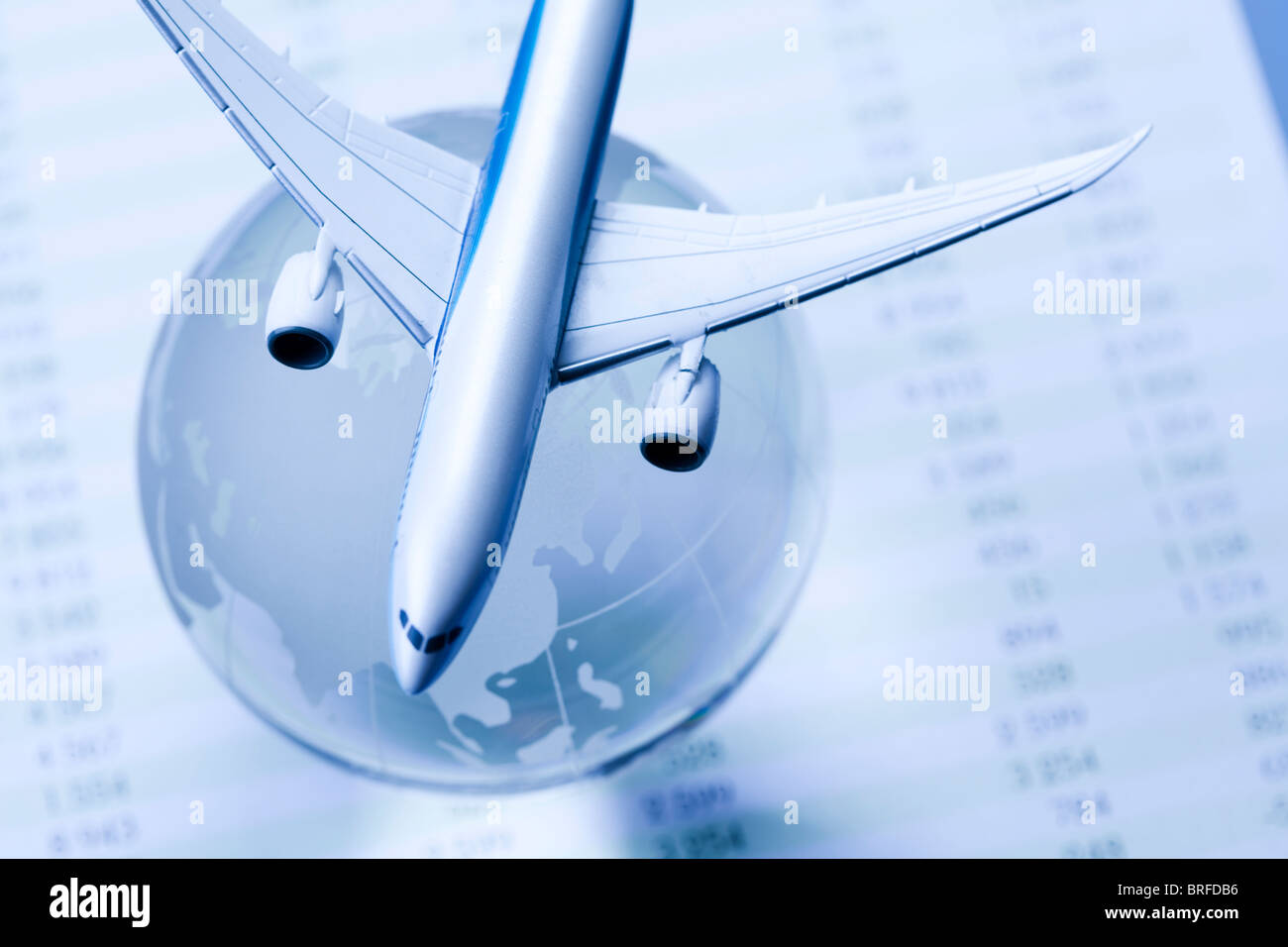 Flight around the world Stock Photo - Alamy