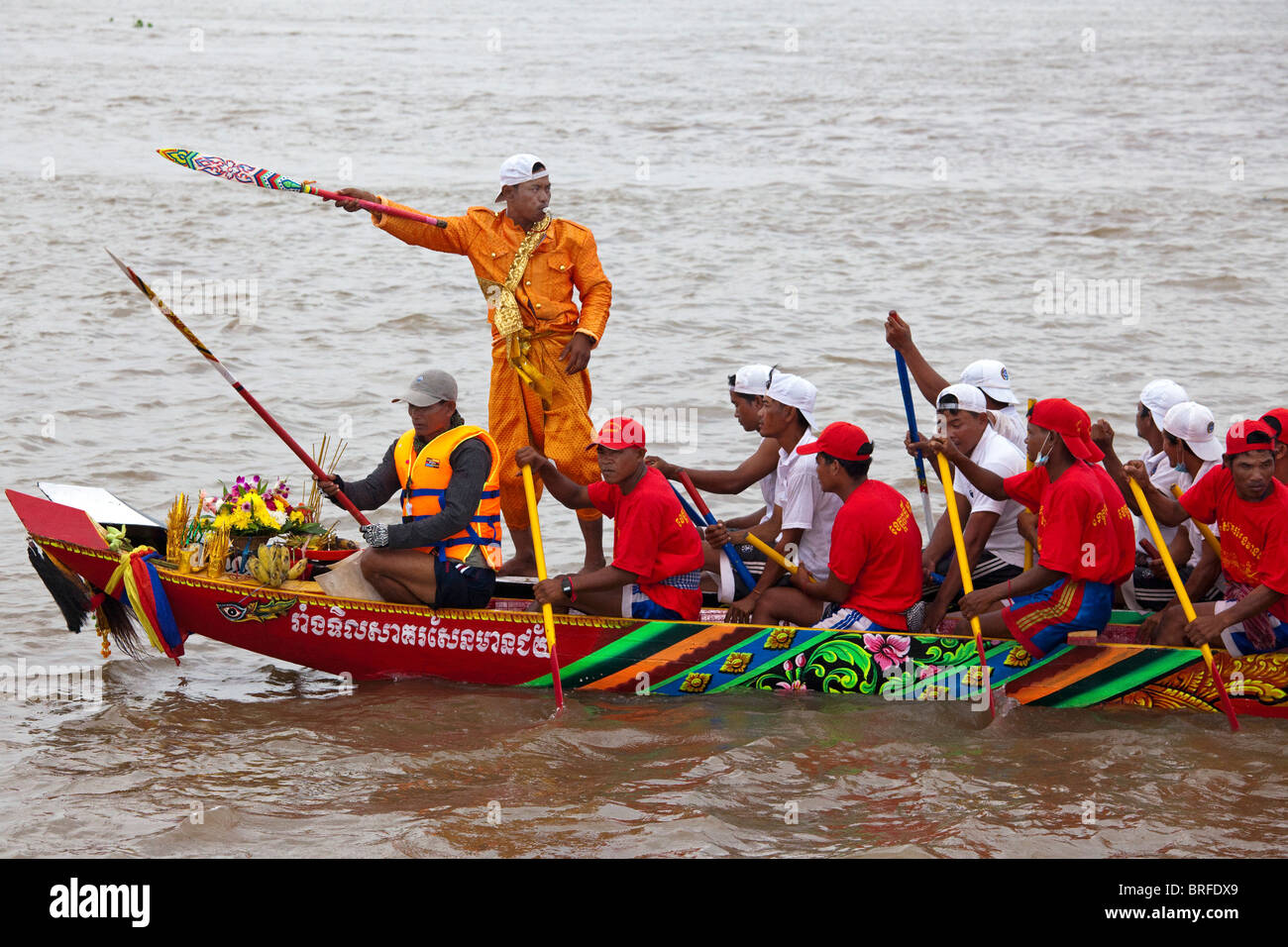 Water Festival on the Tonle Sap river, Phnom Penh, Cambodia Stock Photo