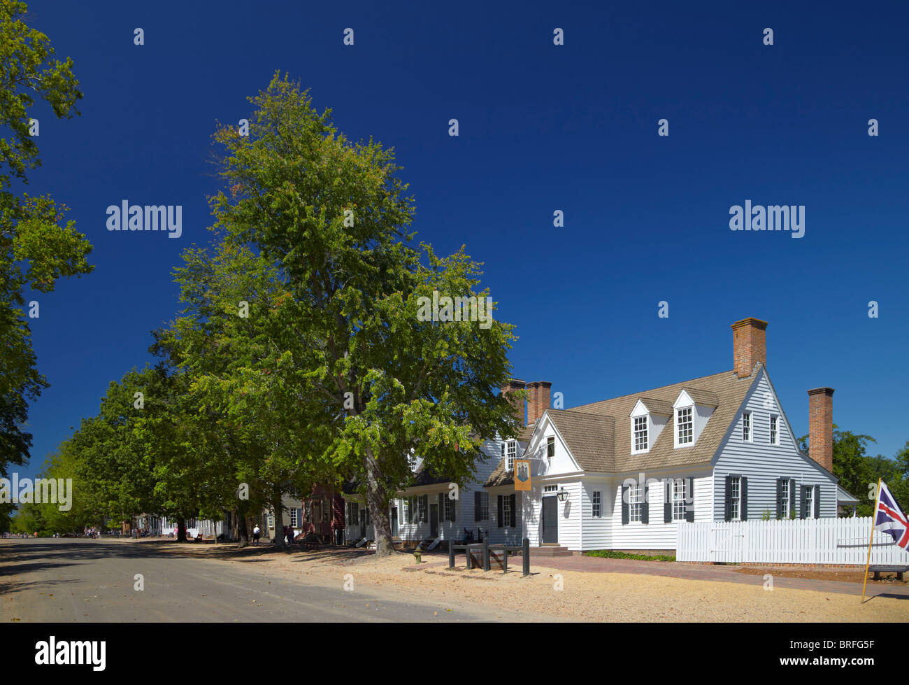 Edinburgh Castle on Duke of Gloucester Street, Colonial Williamsburg