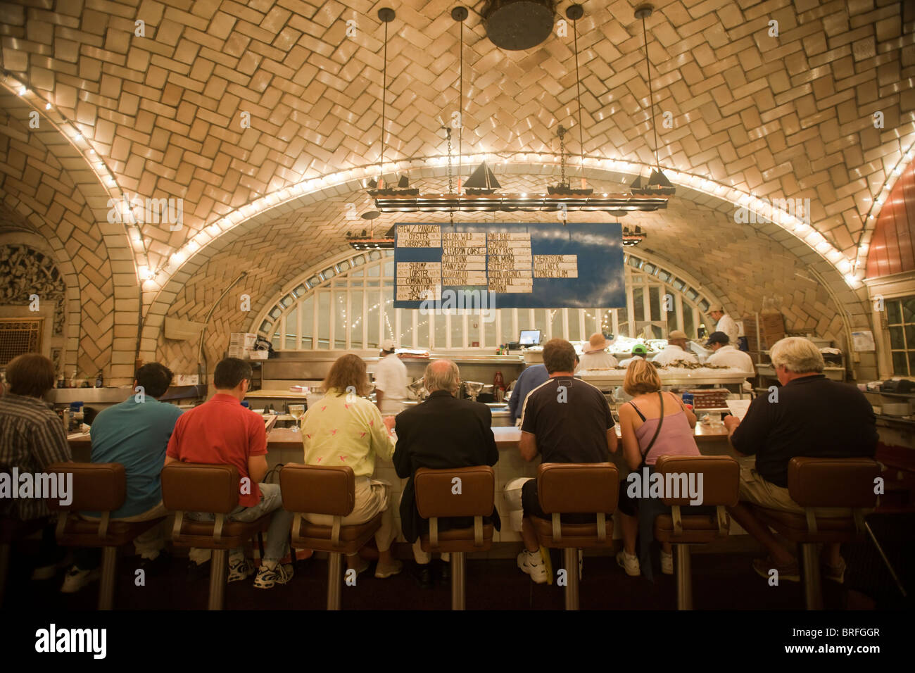 The famous Grand Central Oyster Bar in Grand Central Terminal in New