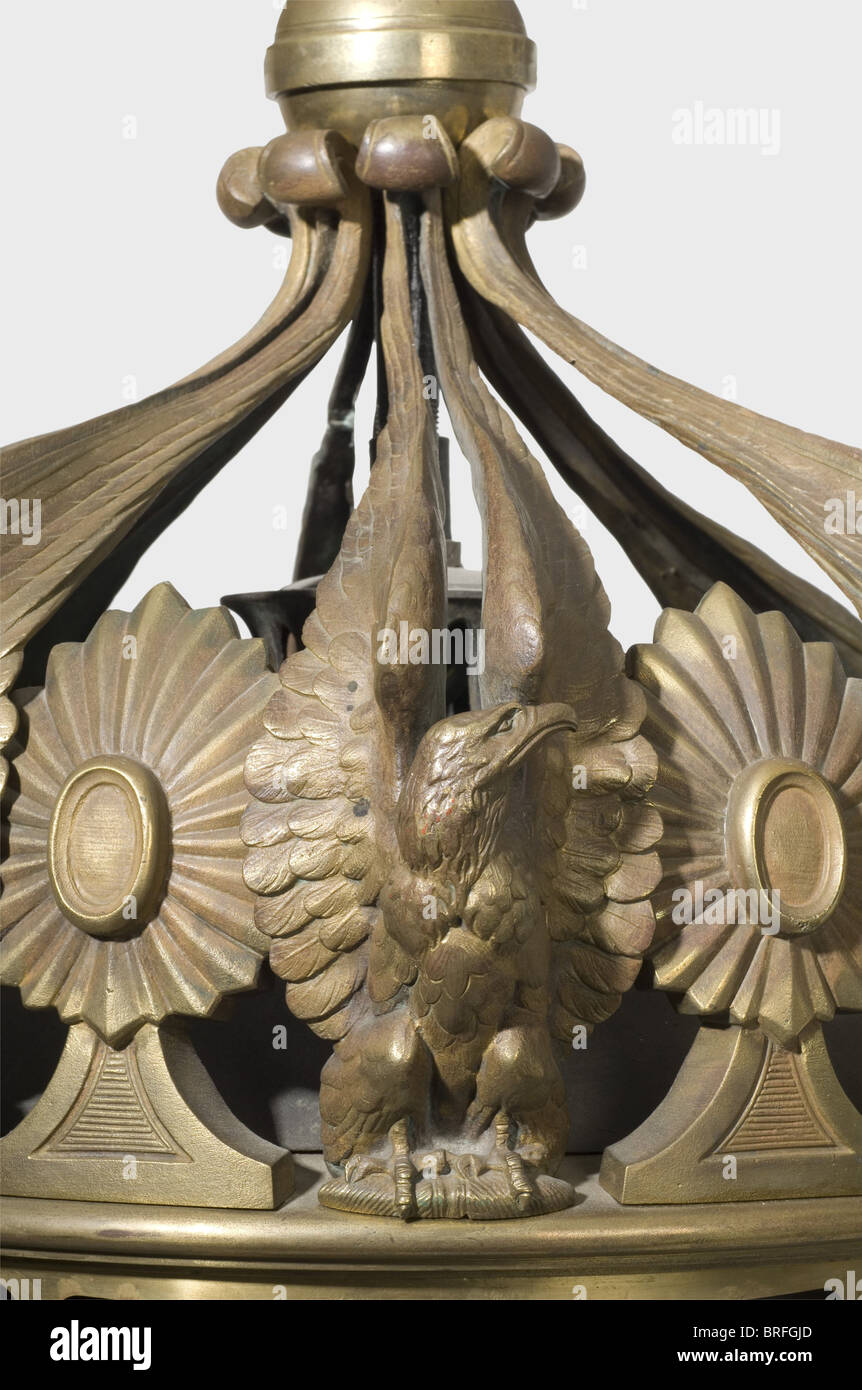 A Chandelier Ornate Ceiling Light Fixture From The Time Of The