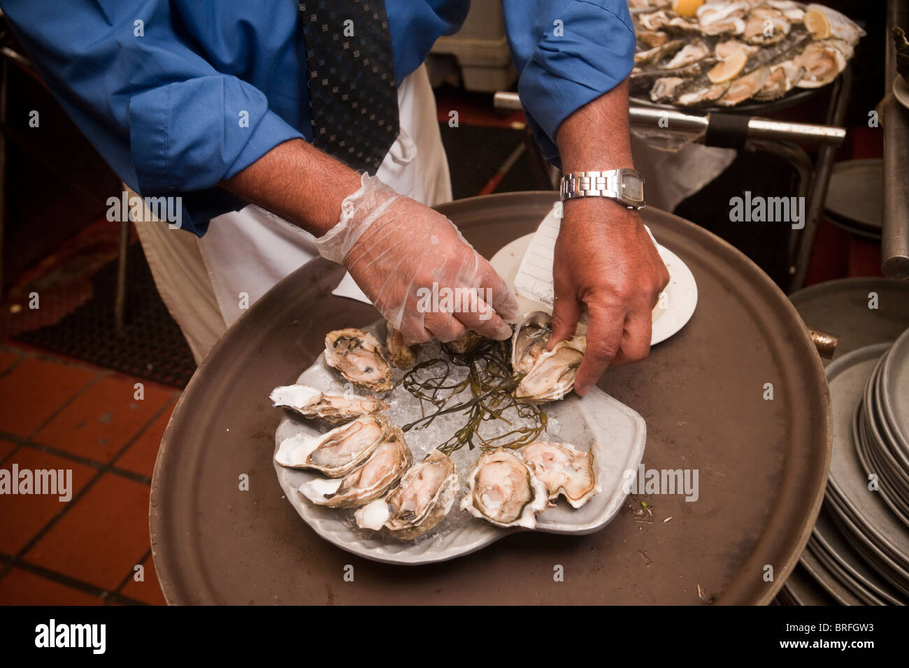The famous Grand Central Oyster Bar in Grand Central Terminal in New