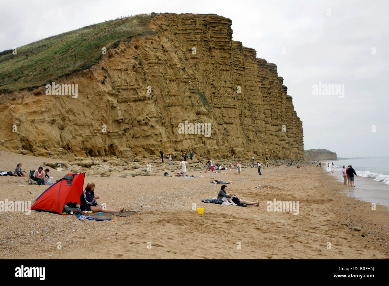 Beach, Lyme Regis, Lyme Bay, Dorset, South England, Great Britain, Europe Stock Photo