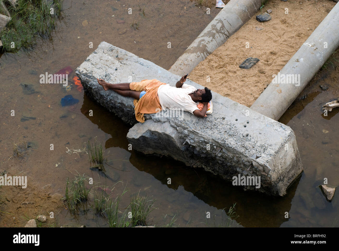 Tamil village man hi-res stock photography and images - Alamy
