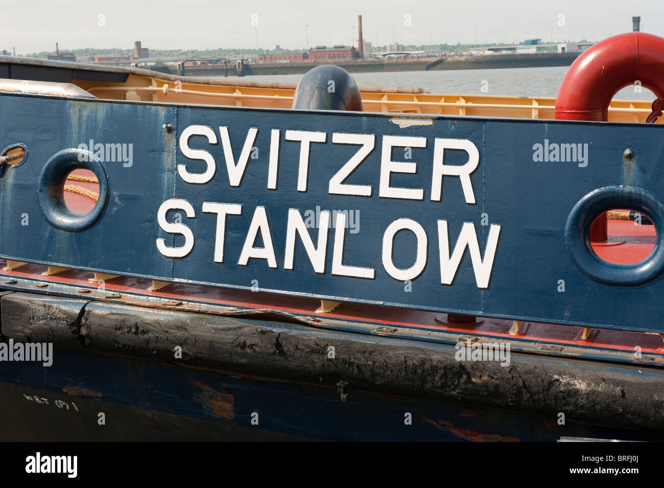 Svitzer Stanlow Tug Boat Liverpool UK Stock Photo Alamy