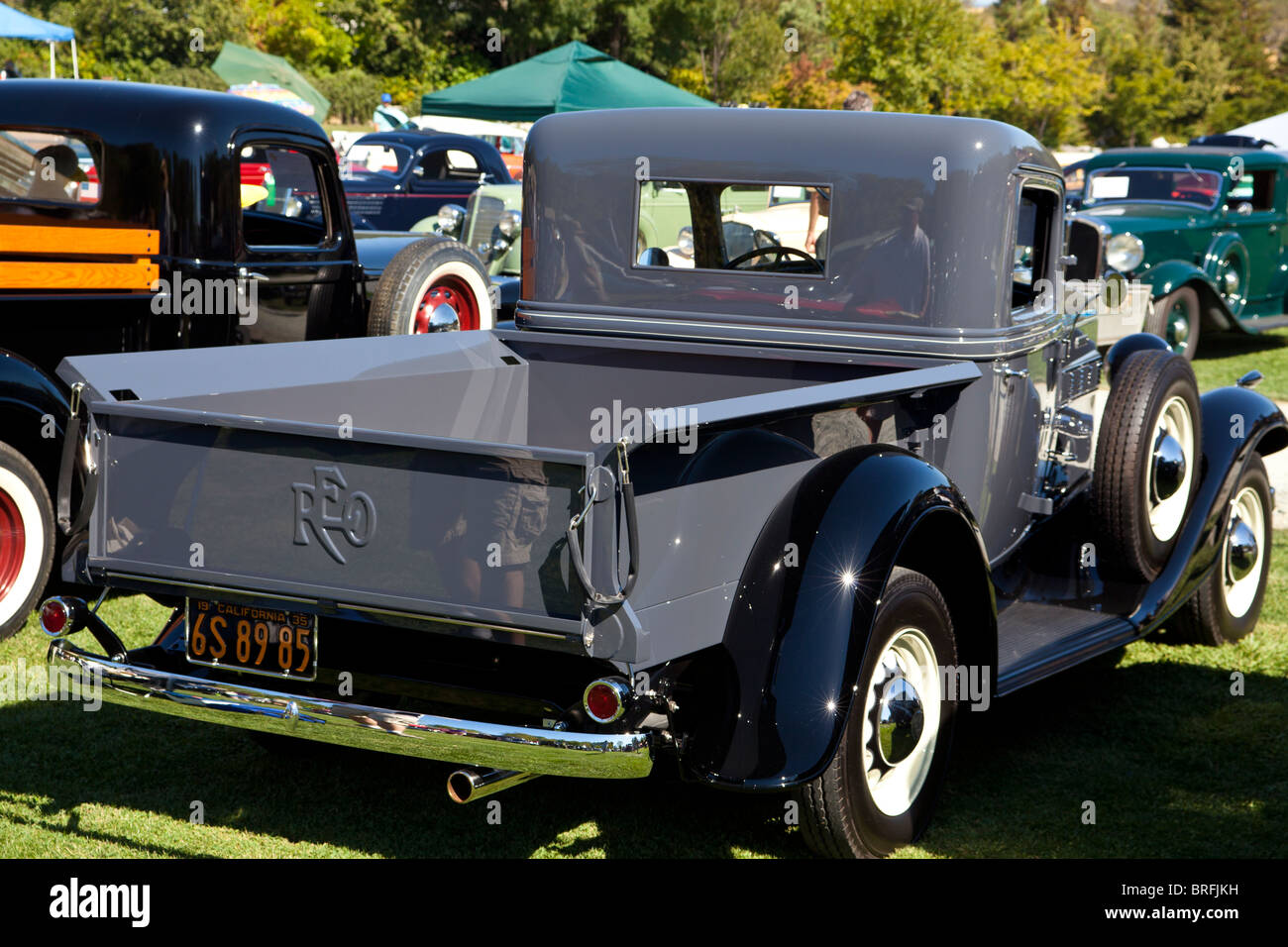 A 1935 REO Speedwagon 6AP pickup at the 2010 ironstone Concours D'elegance Stock Photo
