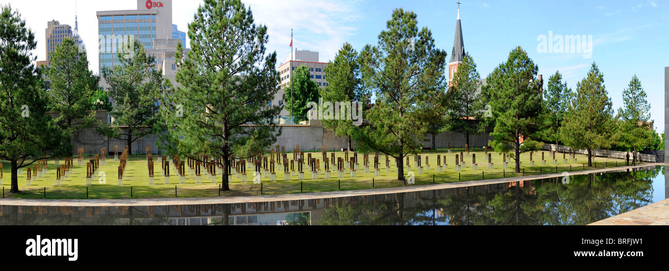 Field of empty chairs Oklahoma City National Memorial Bombing Site ...