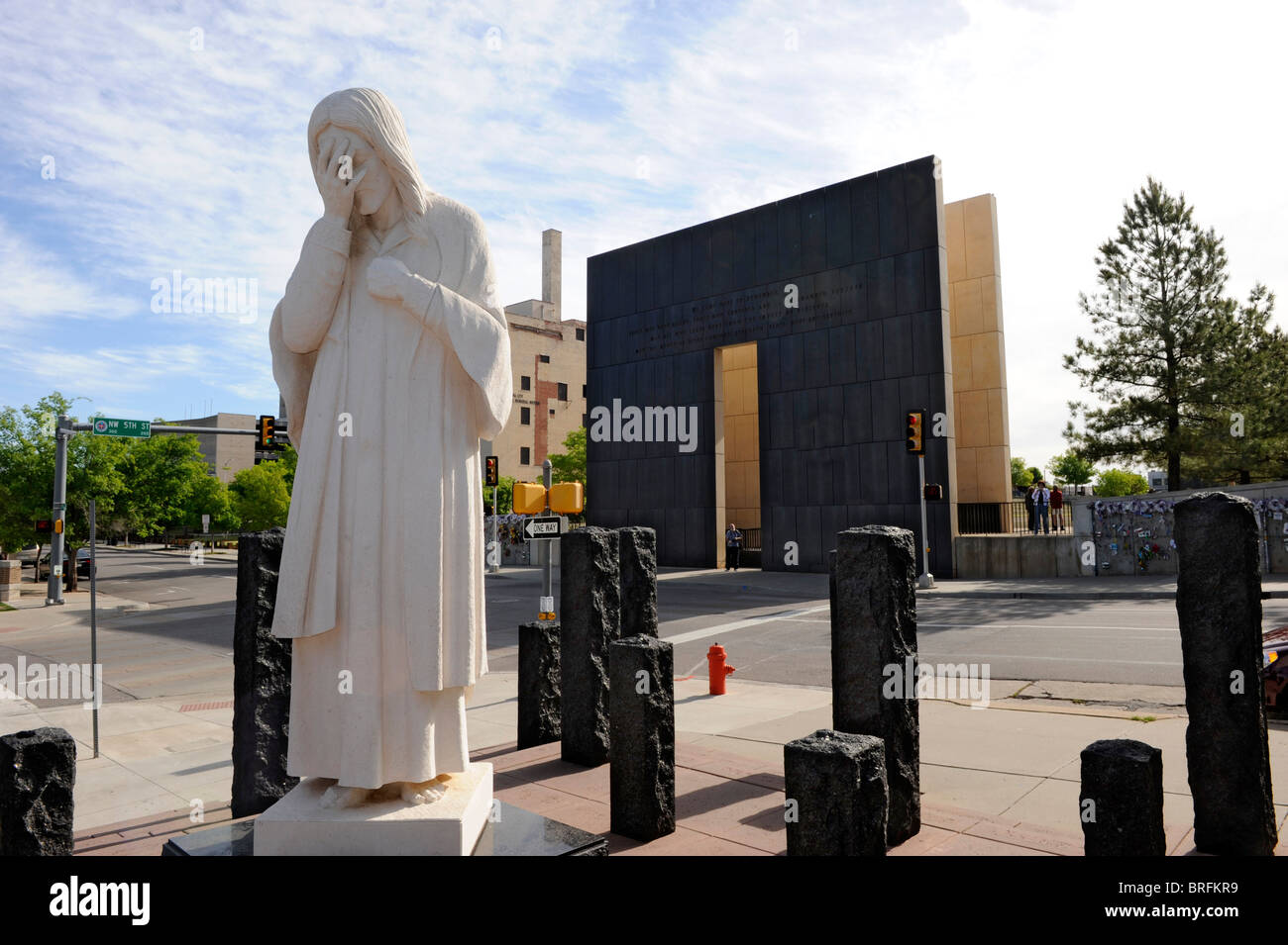 And Jesus Wept Statue St. Joseph's Catholic Church Oklahoma City near
