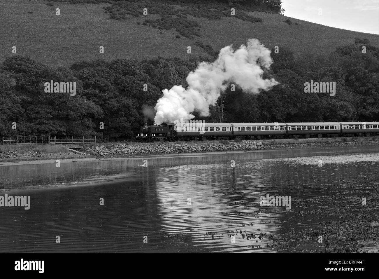 Valley Steam Stock Photo