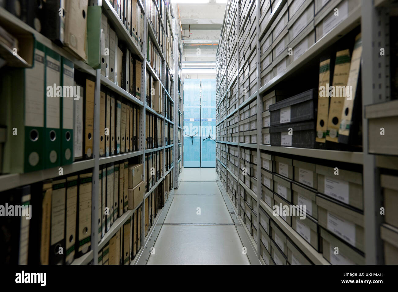 Archive of the Deutsches Technikmuseum, German museum of Technology, Berlin, Germany, Europe Stock Photo