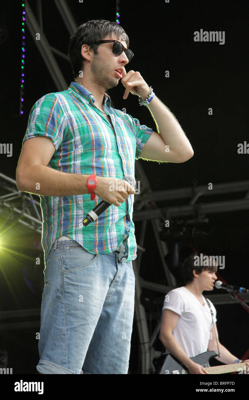 Example, the British rapper and singer, performs at Camp Bestival in
