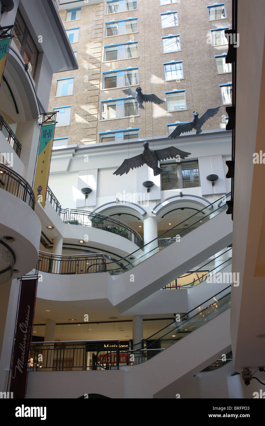 Montreal indoor shopping mall downtown Stock Photo Alamy