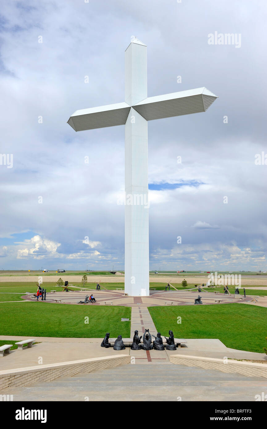 Cross of Our Lord Jesus Christ Groom Texas Stock Photo Alamy