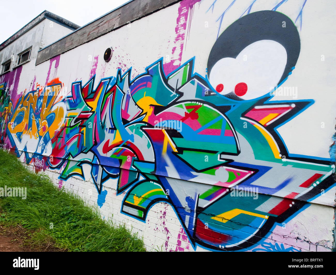 Close up graffiti sneinton nottingham hires stock photography and