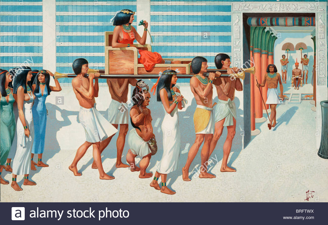 Паланкин в древнем Египте