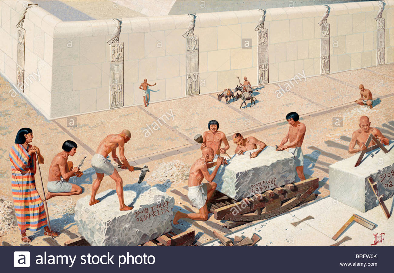 Egypt Pyramid Construction Stock Photos & Egypt Pyramid Construction ...