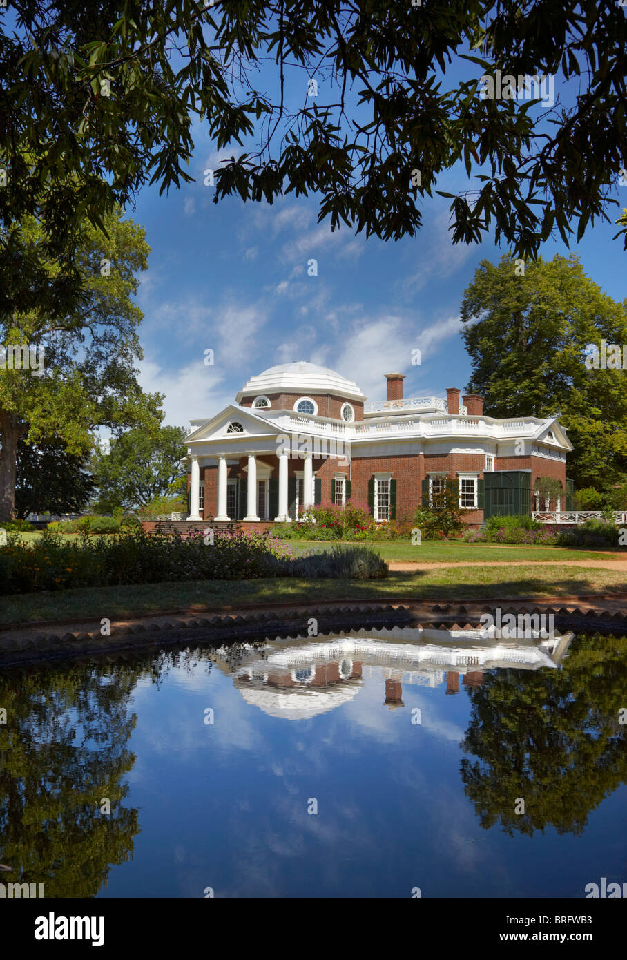 The Thomas Jefferson house at Monticello, Virginia, USA Stock Photo Alamy
