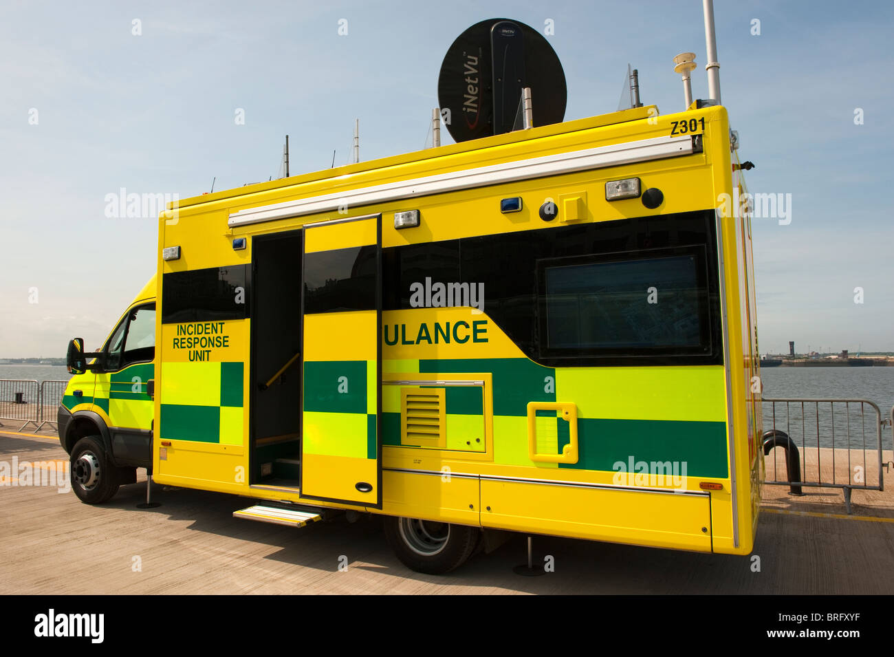 Ambulance Incident Command Response Unit Stock Photo