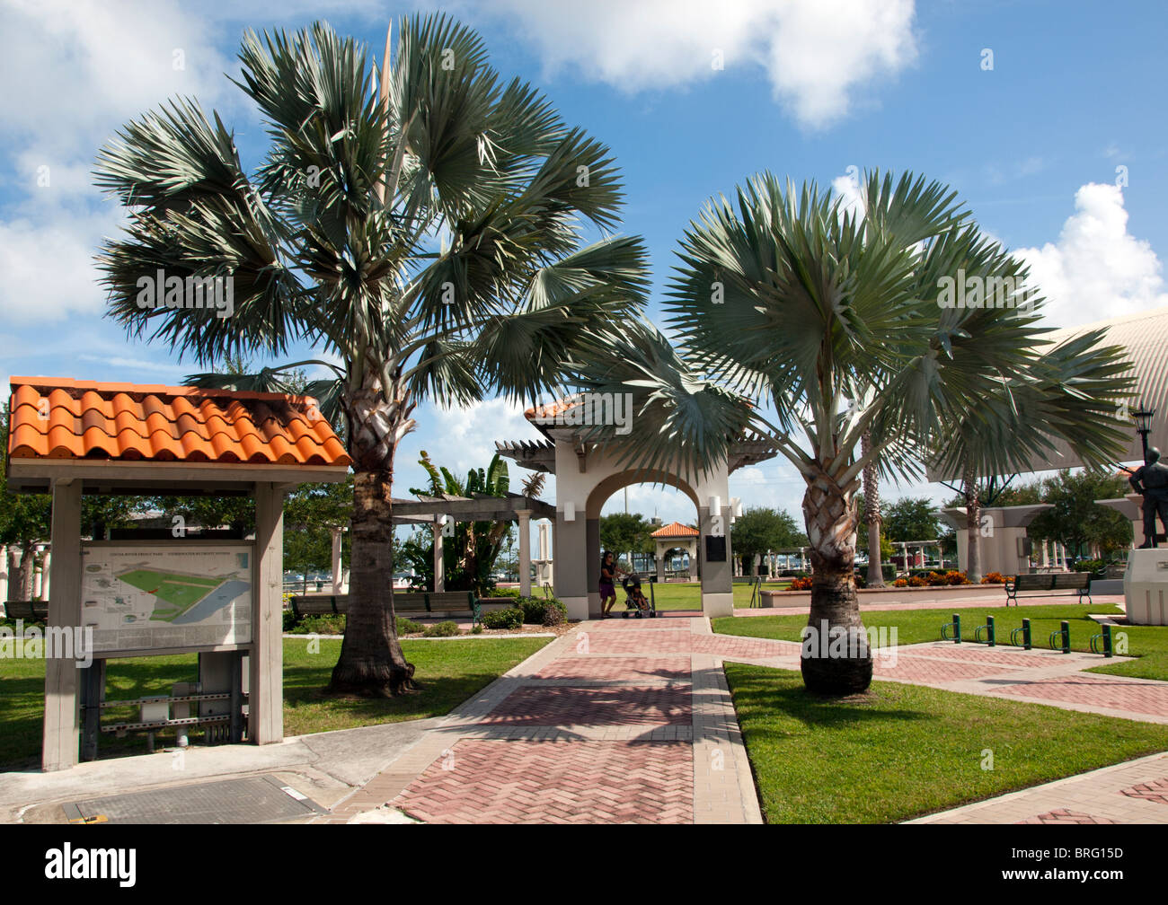 Riverfront Park at Cocoa in Florida sits on the Intracoastal Waterway