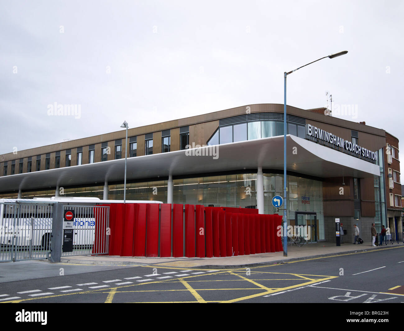 Exterior of the new National Express Coach Station Digbeth Birmingham UK Stock Photo