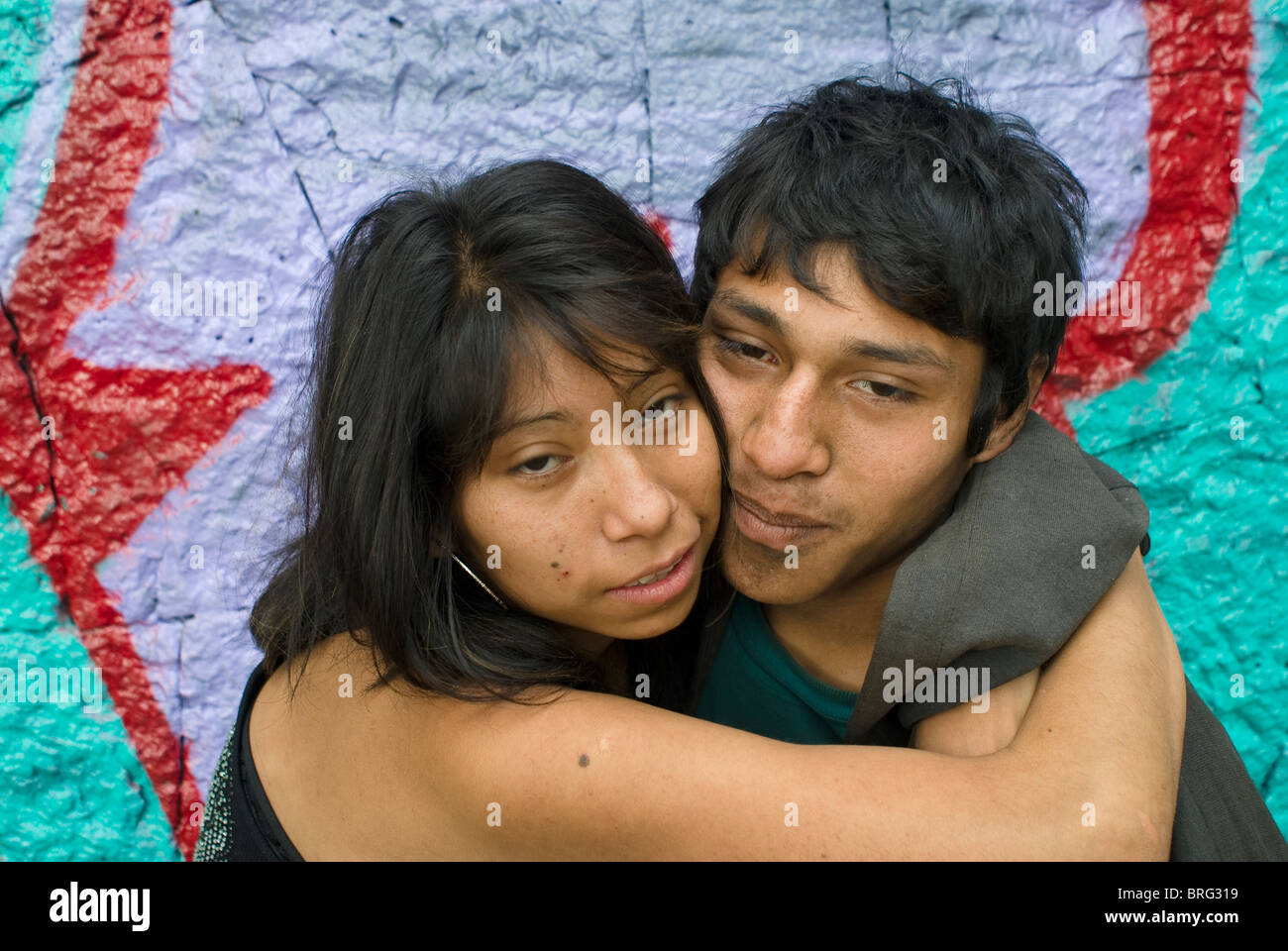 While numbers have declined over the past ten years in Mexico City, kids who live and work on the streets are still a problem Stock Photo