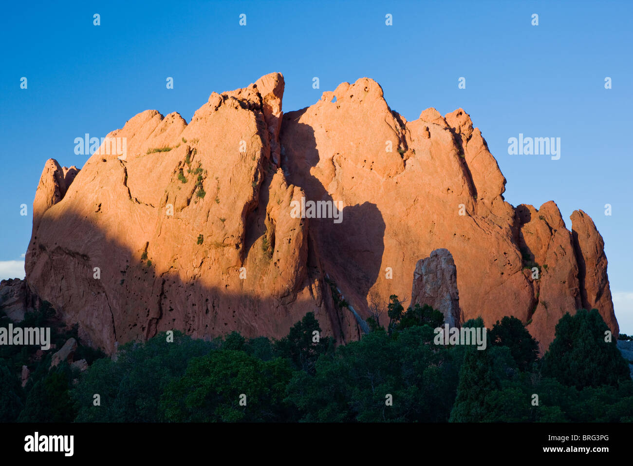 North Gateway Rock; years of erosion leave sandstone formations in the