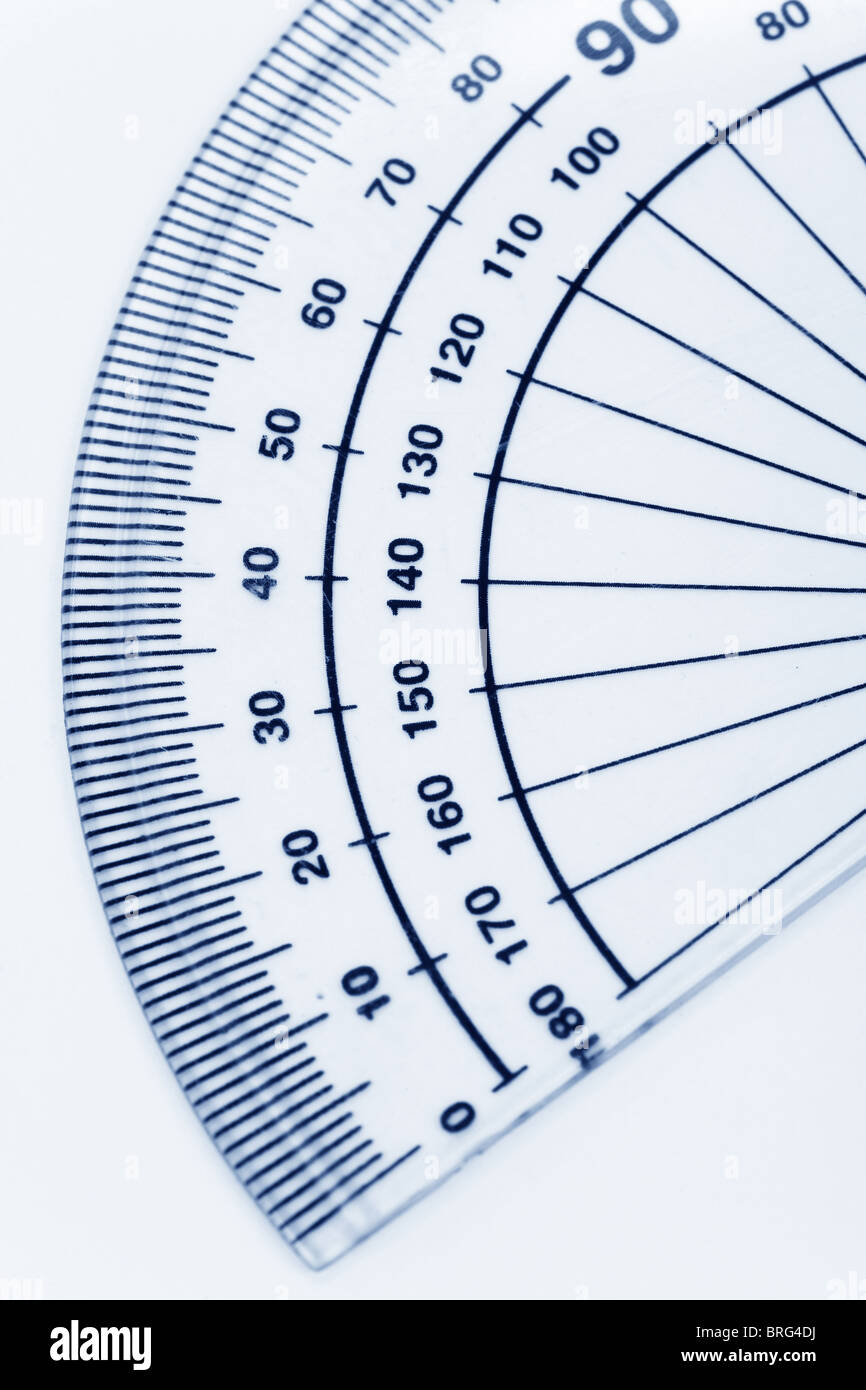 Protractor close up shot for background Stock Photo Alamy