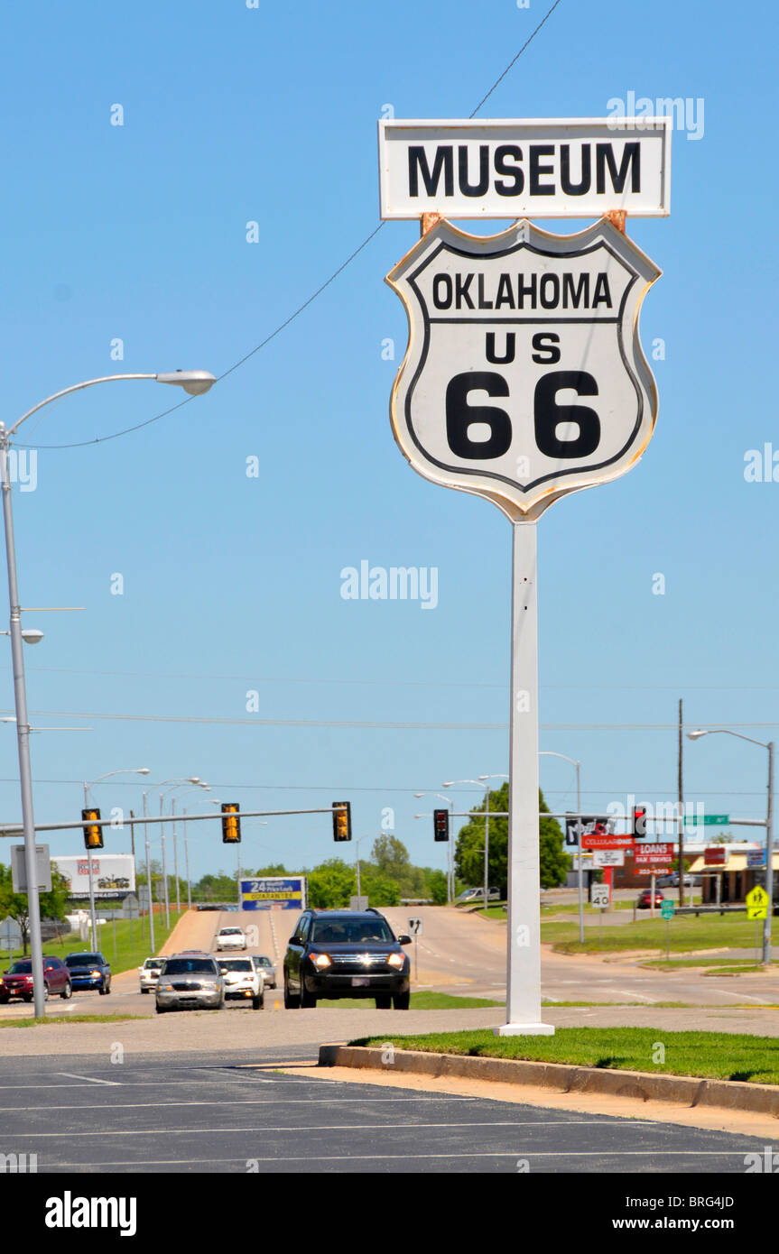 Route 66 Museum Clinton Oklahoma Stock Photo Alamy
