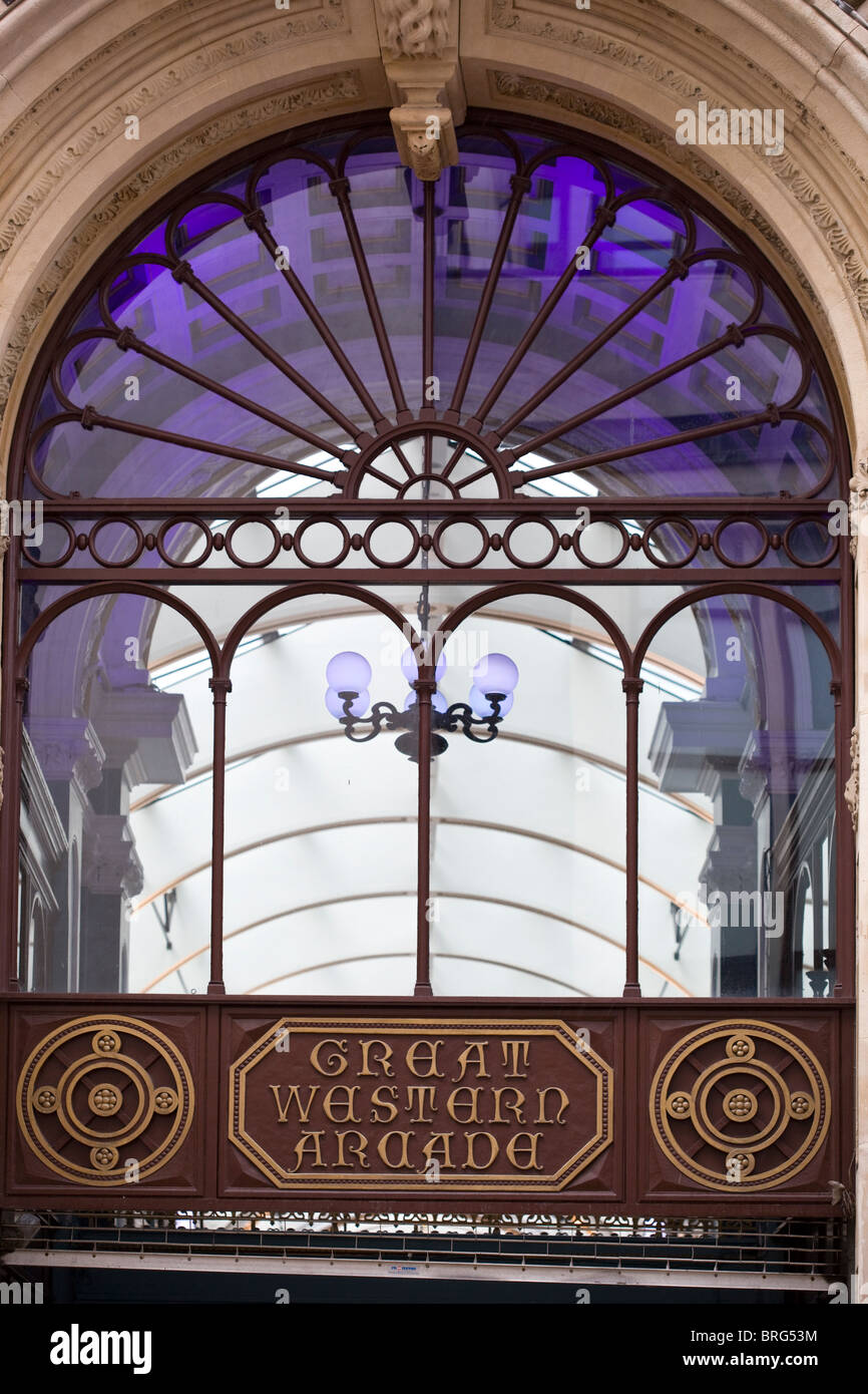 Great Western Arcade Birmingham England UK Stock Photo Alamy